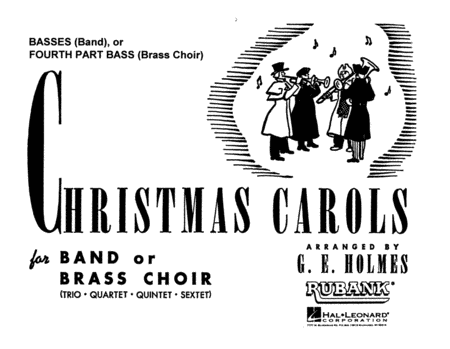 Christmas Carols For Band or Brass Choir - Basses (Band) (Concert Band)