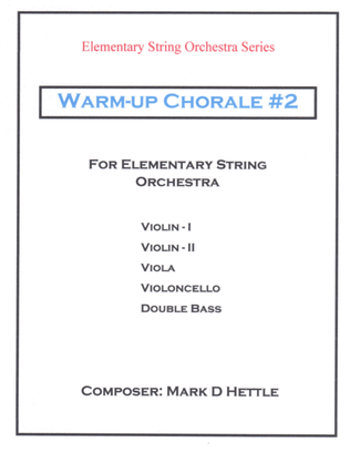 Book cover for Warm-up Chorale #2 For Elementary String Orchestra