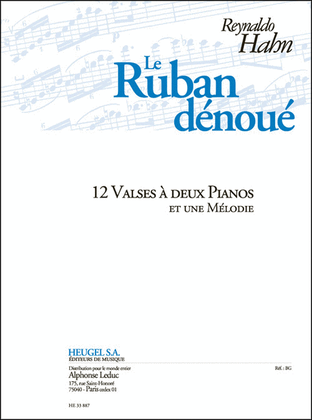 Book cover for Le Ruban denoue (12 Valses et une Melodie)