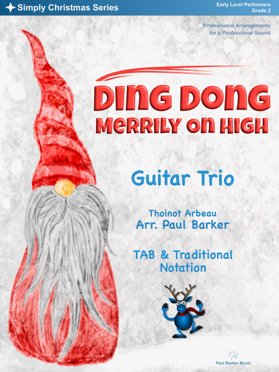 Ding Dong Merrily On High (Guitar Trio) image number null