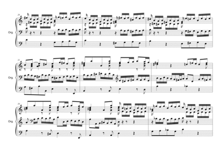 ORGAN CONCERTO No.4 in C Major - BWV 595 - 1st. Movement of a Concerto by Prince Johann Ernst's of image number null