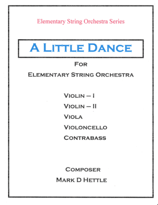 Book cover for A Little Dance for Elementary String Orchestra