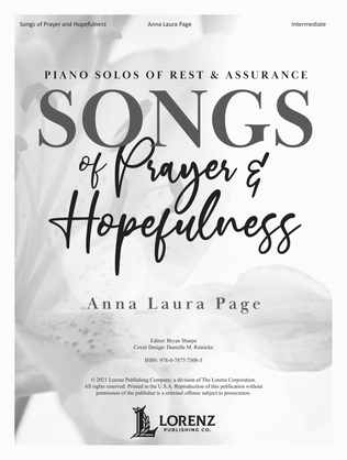 Book cover for Songs of Prayer and Hopefulness