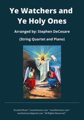 Book cover for Ye Watchers and Ye Holy Ones (String Quartet and Piano)