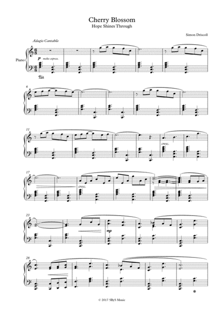 Cherry Blossom Piano Solo - Digital Sheet Music