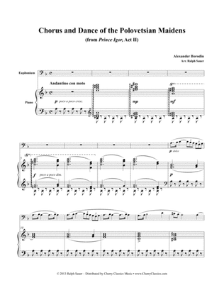 Chorus and Dance of the Polovetsian Maidens for Euphonium and Piano