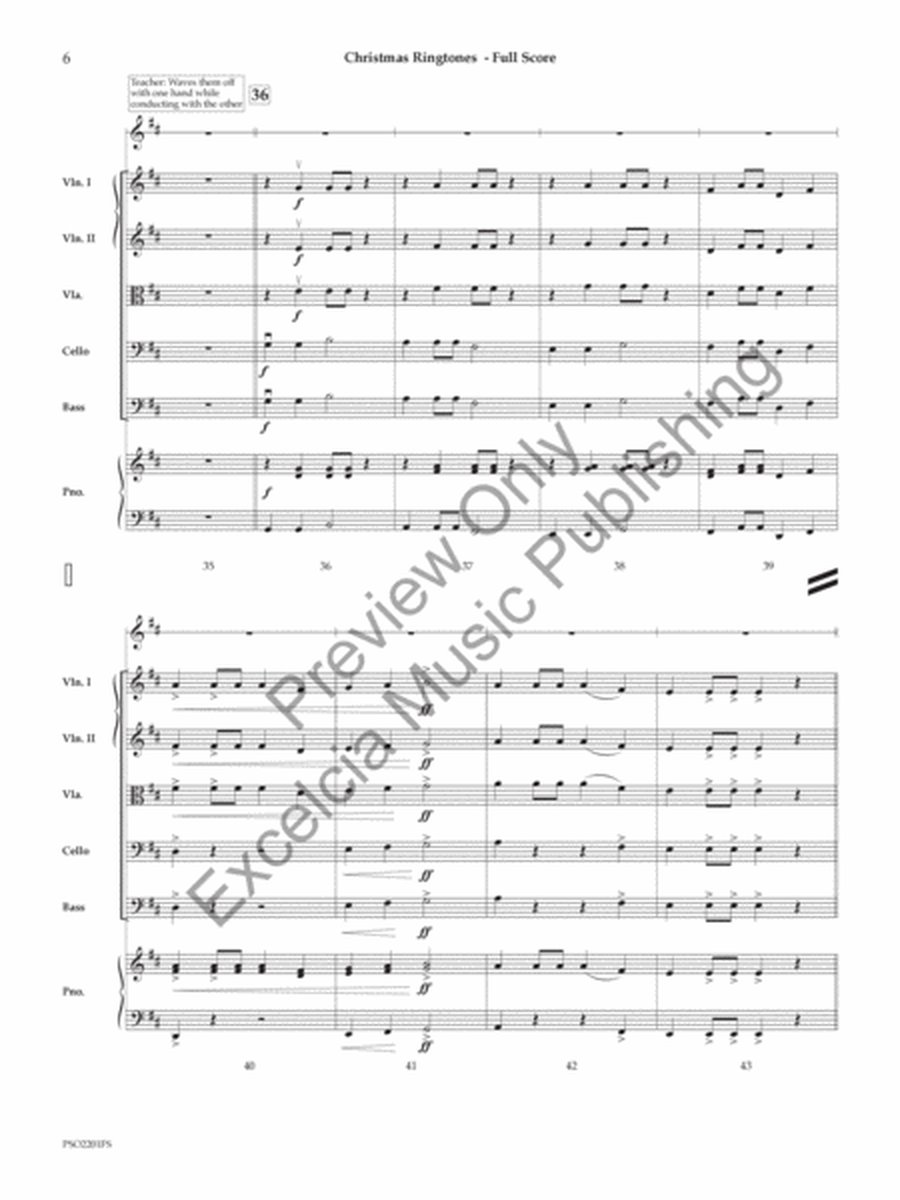 Christmas Ringtones- Full Score image number null