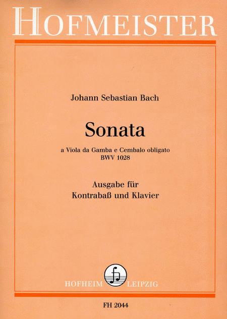 Sonata, BWV 1028