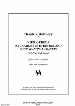 Vier gebede by jaargetye in die Boland = Four seasonal prayers