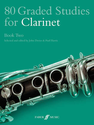 Book cover for 80 Graded Studies for Clarinet, Book 2