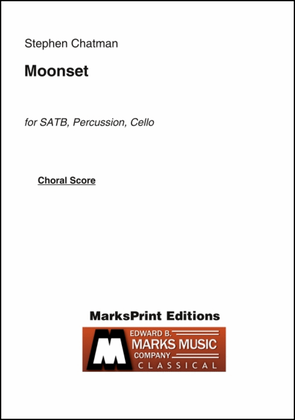 Book cover for Moonset (Score)