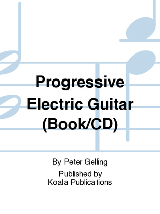 Book cover for Progressive Electric Guitar (Book/CD)