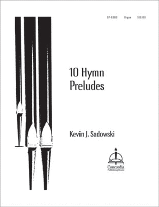 Book cover for 10 Hymn Preludes