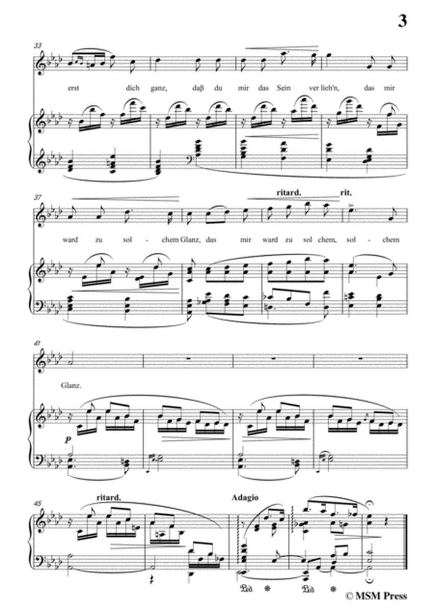 Schumann-Lied der Braut No.1,in A flat Major,for Voice and Piano image number null