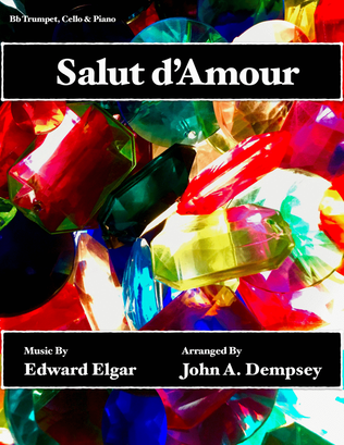 Book cover for Salut d'Amour (Love's Greeting): Trio for Trumpet, Cello and Piano