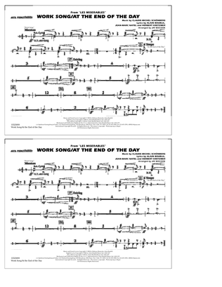 Book cover for Work Song/At the End of the Day (Les Misérables) (arr. Jay Bocook) - Aux Percussion