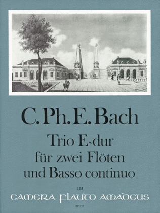 Book cover for Trio Sonata E major Wq162
