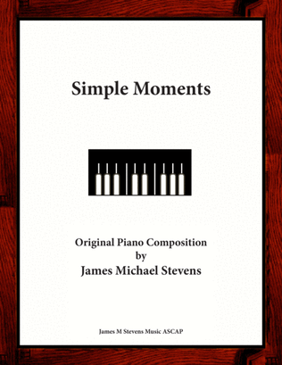 Book cover for Simple Moments - Piano Solo