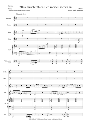 Book cover for ATON Part 20-Schwach fühlen sich meine Glieder an (2 voices, harp, cello, oboe, flute)