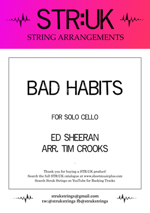 Book cover for Bad Habits