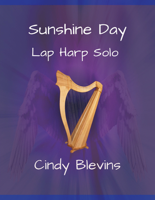 Book cover for Sunshine Day, original solo for Lap Harp