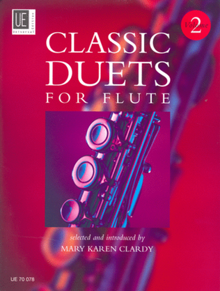Book cover for Classic Duets for Flute, Vol. 2