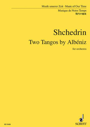 Book cover for Two Tangos by Albéniz