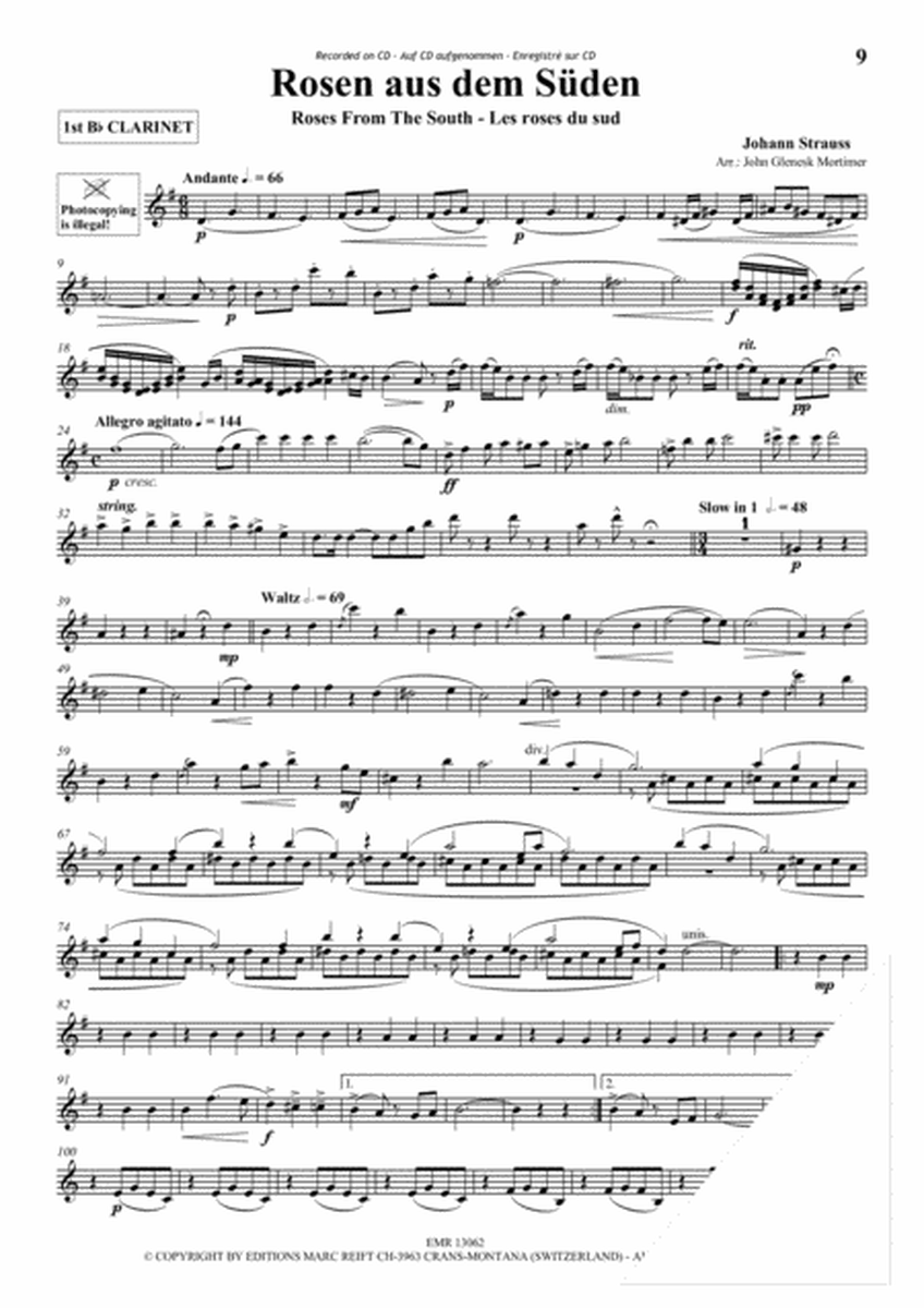 Play The 1st Clarinet With The Philharmonic Wind Orchestra image number null