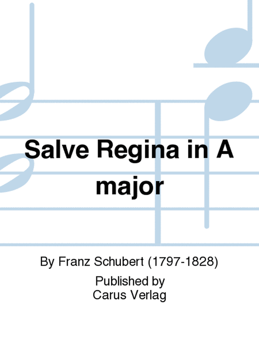 Salve Regina in A major