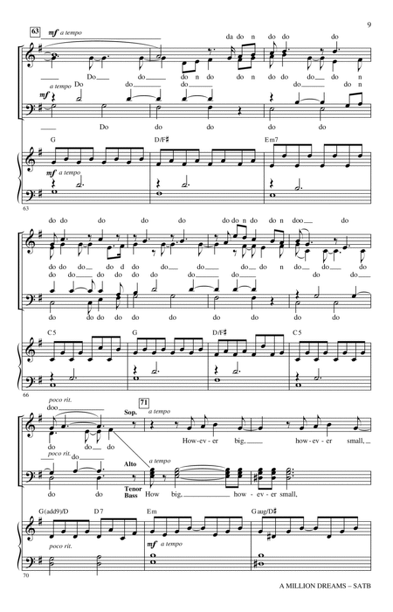 A Million Dreams (from The Greatest Showman) (arr. Mark Brymer)