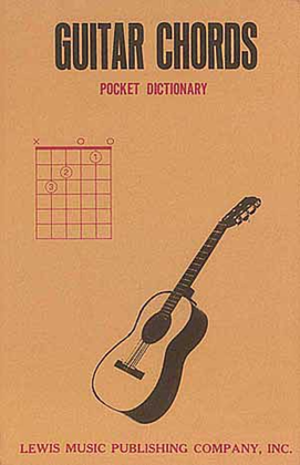 Book cover for Guitar Chord & Scale Book Guitar Chords Pocket Dictionary
