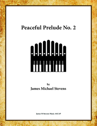 Book cover for Peaceful Prelude No. 2 - Organ Solo