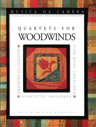 Book cover for Quartette für Holzbläser - Quartets for Woodwinds