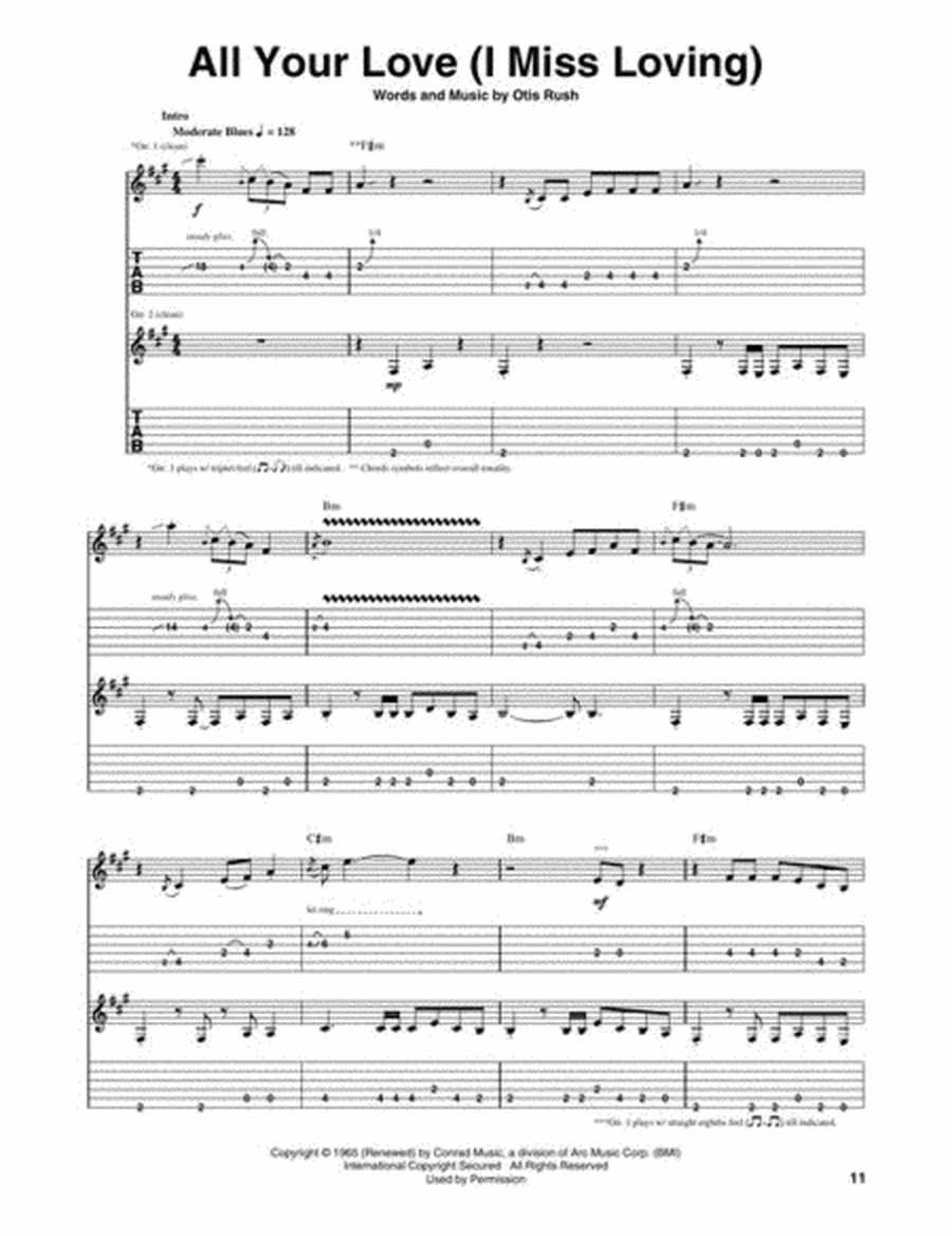 Blues Guitar Tab White Pages