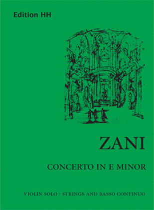 Book cover for Concerto in E minor