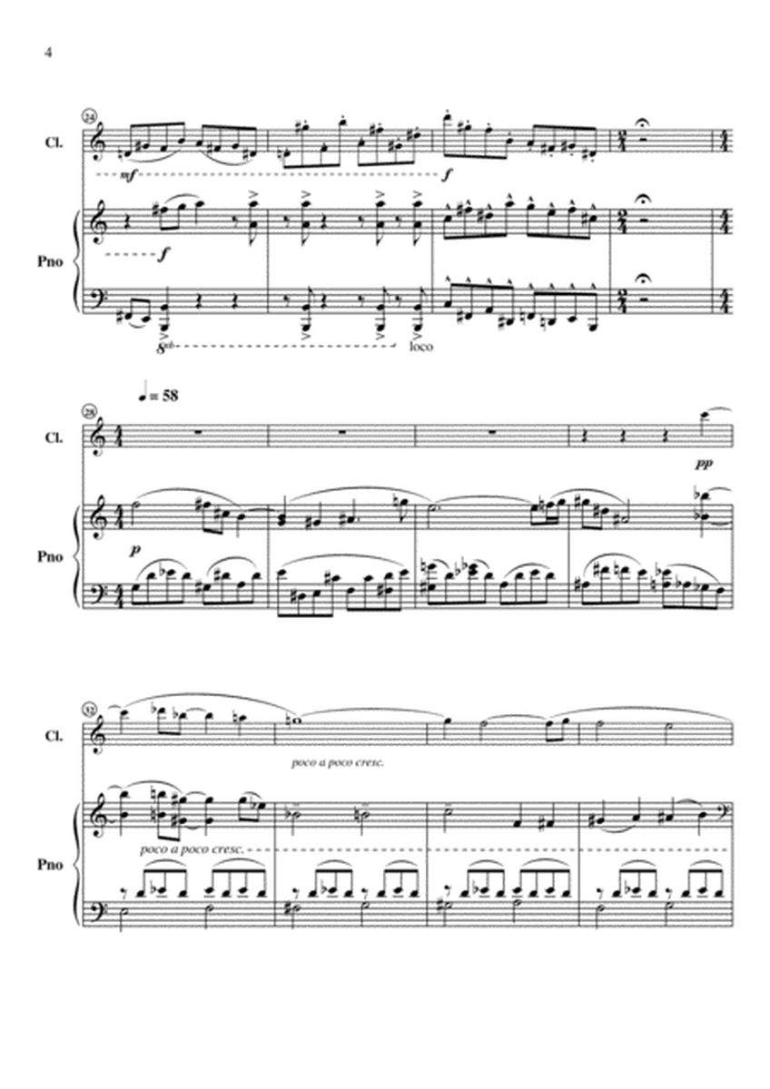 "Humoresque" - Clarinet and Piano [Performance Score and Part]