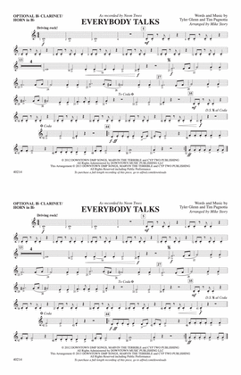 Everybody Talks: Optional Bb Clarinet/Horn in Bb