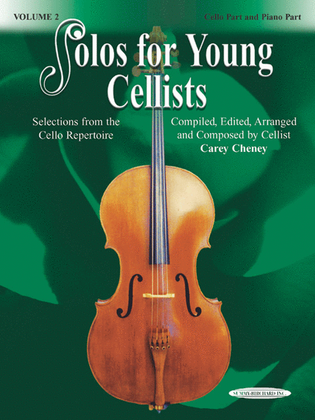 Book cover for Solos for Young Cellists Cello Part and Piano Acc., Volume 2