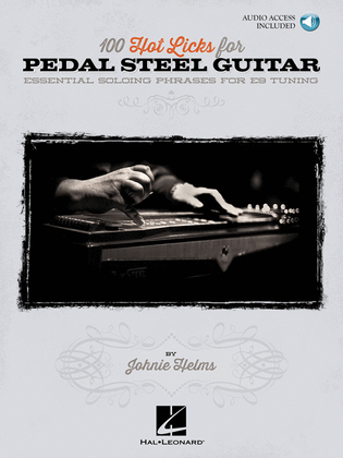 Book cover for 100 Hot Licks for Pedal Steel Guitar