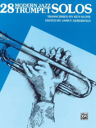 Book cover for 28 Modern Jazz Trumpet Solos, Book 1