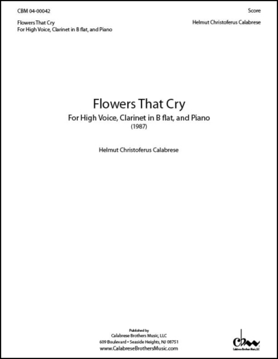 Flowers That Cry