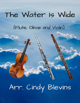 Book cover for The Water Is Wide, for Flute, Oboe and Violin