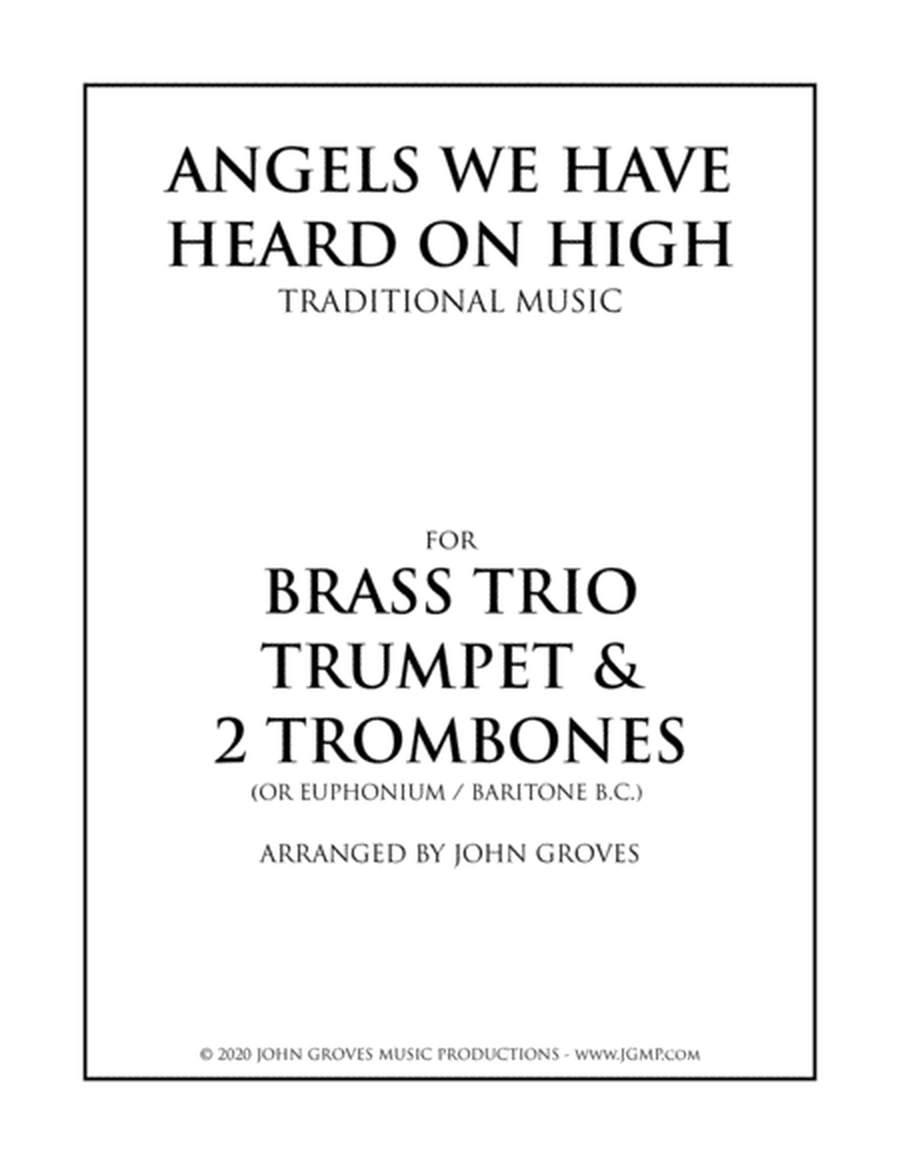 Angels We Have Heard On High - Trumpet & 2 Trombone (Brass Trio) image number null