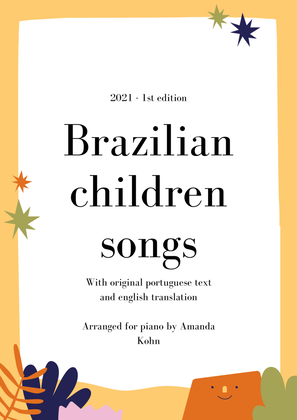 Book cover for Brazilian Children song (Eb major) - Vol. 1