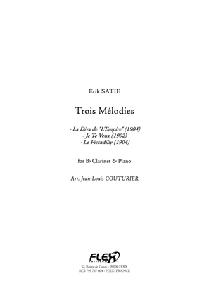 Book cover for Three Melodies