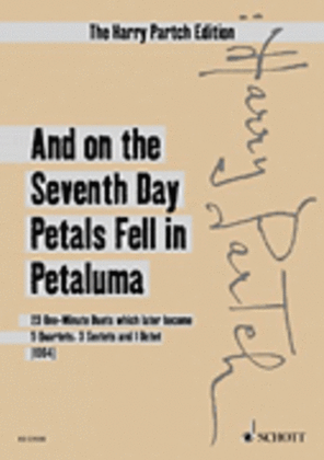 Book cover for And on the Seventh Day Petals Fell in Petaluma (1964)