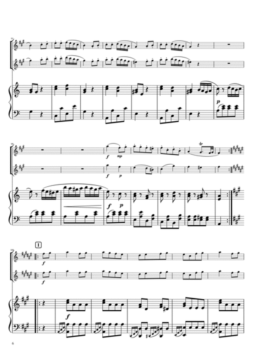 "Turkish March" piano trio/ Alto Sax & Baritone Sax image number null