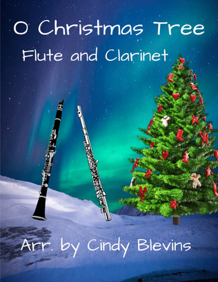 Book cover for O Christmas Tree, Flute and Clarinet