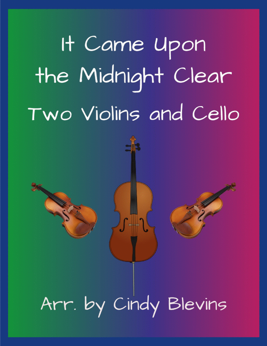 It Came Upon the Midnight Clear, for Two Violins and Cello image number null