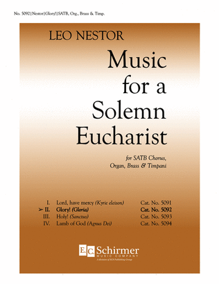 Book cover for Music for a Solemn Eucharist: 2. Glory!